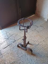 porta vasi in ferro battuto