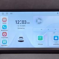 AUTORADIO 7" 2 DIN UNIVERSALE CARPLAY ANDROID AUTO