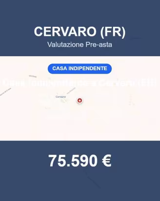 Immobile in asta di 225 m² a Cervaro