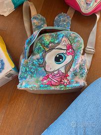 Zaino con paillettes