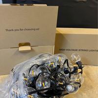 Catena luminosa per esterno giardino