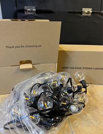 Catena luminosa per esterno giardino