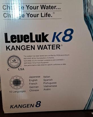Ionizzatore d’acqua Kangen – Leveluk K8