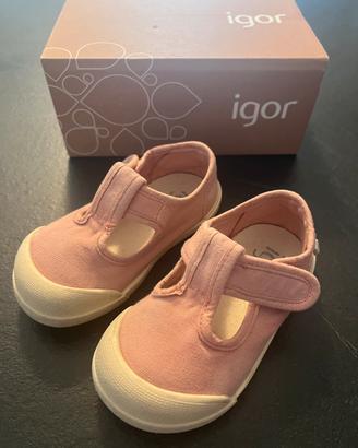 Scarpe in tela canvas Igor taglia 22