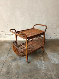 Carrello in Bambú Vintage