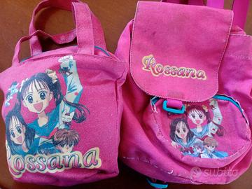 Rossana borsetta glitter e zainetto