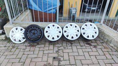 Cerchioni da 15" 5 bulloni, fiat 16 o suzuki