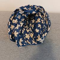 foulard blu e bianco