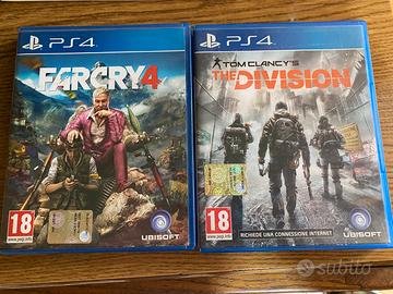 Giochi ps4 FARCRY 4-  THE DIVISION