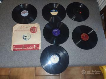 Dischi in vinile 33,45 e 78giri  in blocco