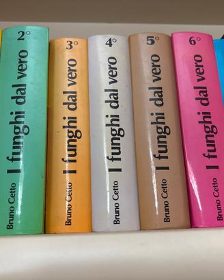 collana completa " I funghi dal vero" -