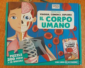 puzzle rompicapo corpo umano