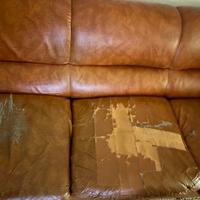 Divano letto 3 posti ecopelle