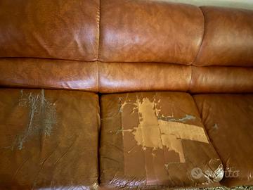 Divano letto 3 posti ecopelle