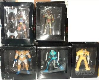 Lotto 5 Modellini Robot nemici Go Nagai collection