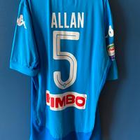 2x maglia Napoli indossata Allan