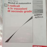 Libro  moduli di matematica H i radicali