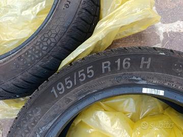 2 Pneumatici invernali 195/55 R16 H