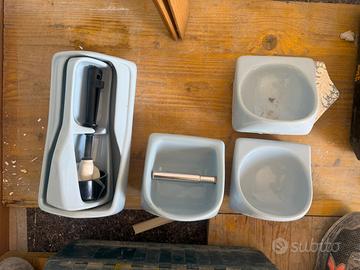 Kit accessori bagno incasso vintage