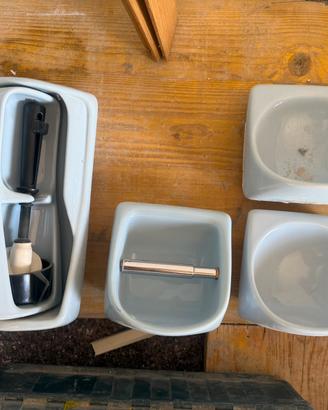 Kit accessori bagno incasso vintage