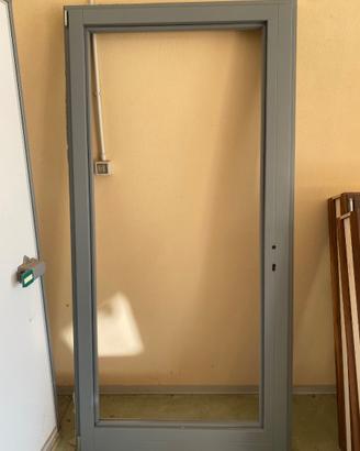 Porta finestra ingresso nuova artigianale legno
