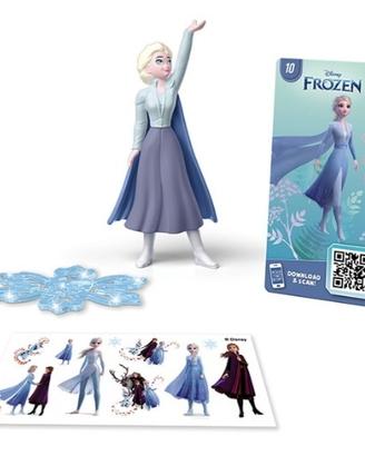 Elsa Frozen con fiocco neve stencil Pasqua Kinder