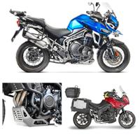 Triumph Tiger valigie accessori scarico cupolino