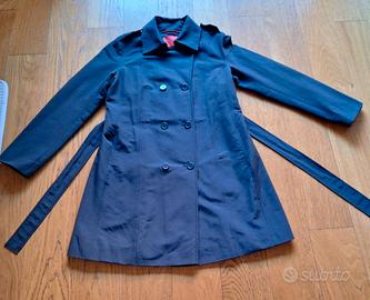 Trench doppiopetto blu