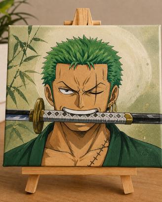 Zoro One Piece quadretto