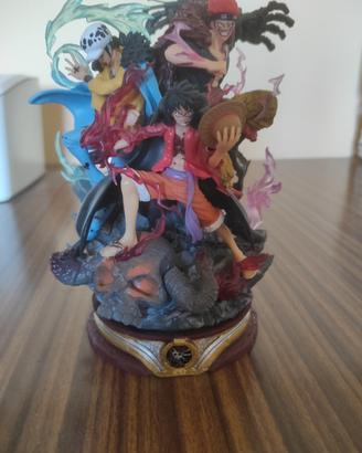 Action Figure One Piece - Luffy, Law e Kid