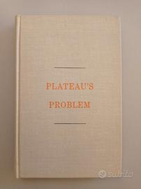 Problema di Plateau - Analisi funzionale (1966)