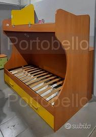 Codice: 265939 LETTO A CASTELLO COLORE CILIEGIO E