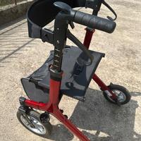 Deambulatore Rollator in alluminio