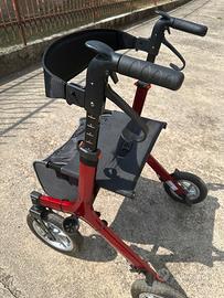 Deambulatore Rollator in alluminio