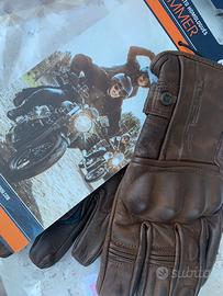 Guanti pelle moto Cafe Racer
