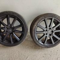 N°4 Cerchi in Lega R18 Autec Nero Opaco