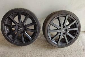 N°4 Cerchi in Lega R18 Autec Nero Opaco