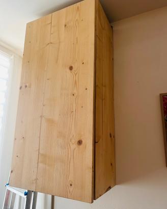 MOBILE COPRI  CALDAIA IN LEGNO