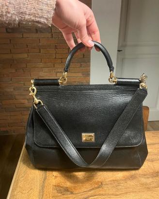 Borsa Dolce&Gabbana nera modello Sicily maxi