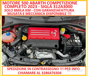 MOTOR ABARTH 595 2023 SIG. 312A3000 8MILA KM GARAN