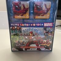 memo leggi e gioca marvel libro e carte