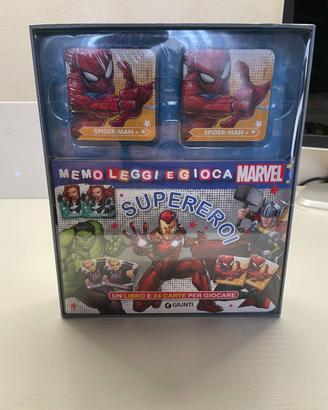 memo leggi e gioca marvel libro e carte