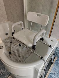 Sedia per Vasca da Bagno per Anziani Girevole