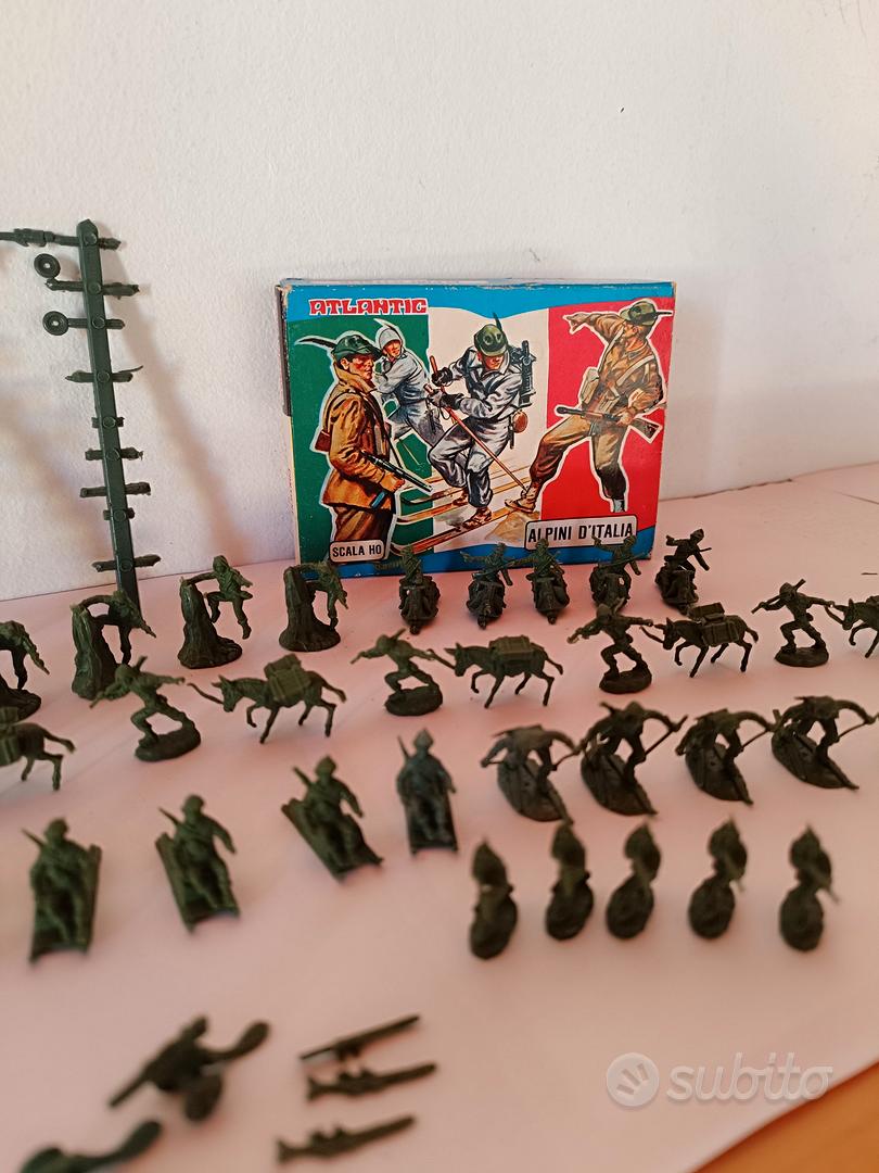 Figurines Atlantic 1/72 - Chasseurs Alpins (Alpins) - 2 Sets Complets, Boîte Française, Occasion
