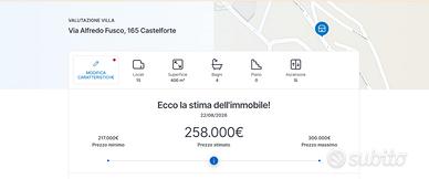 Palazzo indipendente con negozio, garage, giardino