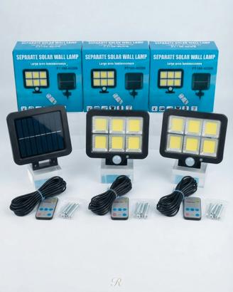 🌟 SET 3 FARETTI LED SOLARI