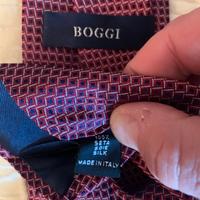 Cravatta Boggi 100% seta Made in Italy nuova