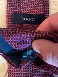 Cravatta Boggi 100% seta Made in Italy nuova