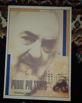 Folder filatelico Padre Pio