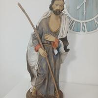 San Giuseppe Statua Presepe 75 cm Resina L. Bompia